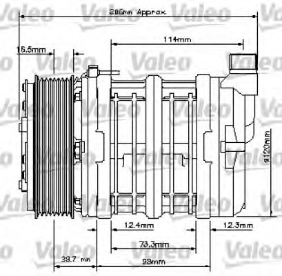 VALEO 815806 Compressor, air conditioning